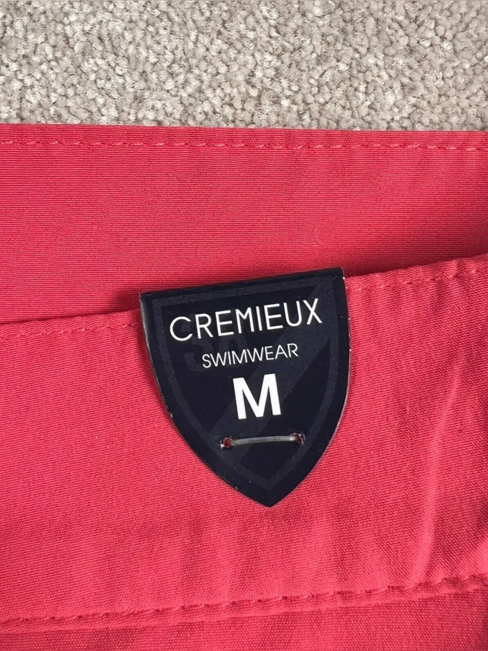 Cremieux Swim Trunks Caret Red NWT Men's Medium‎ Beach Swimwear Vacation Pool
